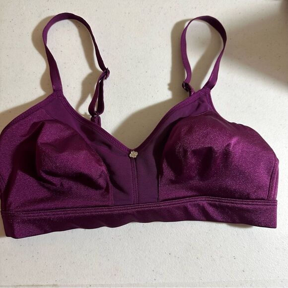 Breezies Rasberry "Purple" Light Support Bra Size‎ 34C - Picture 4 of 8